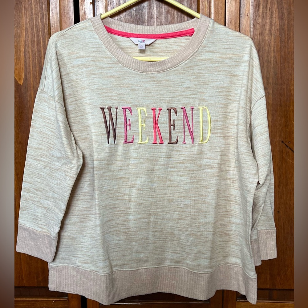 Sunset Treasures Weekend Top Medium